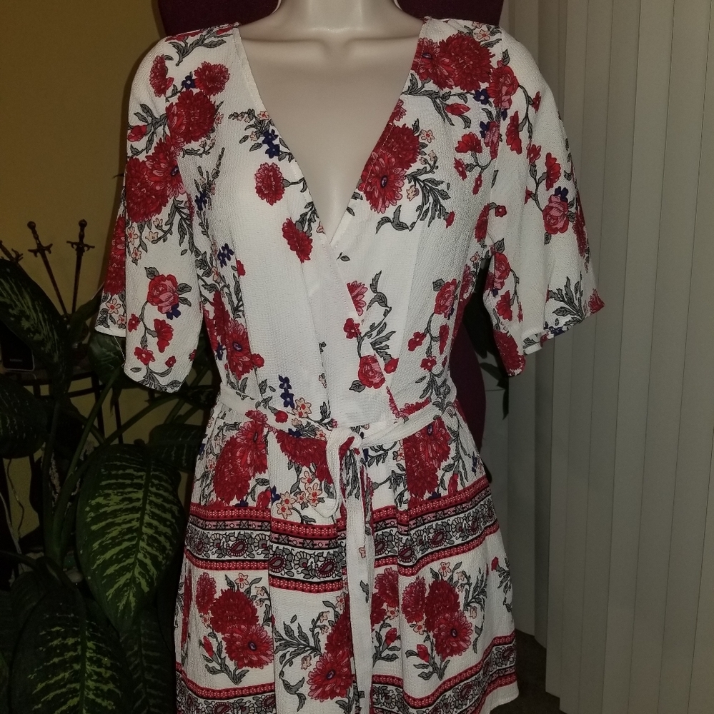 Bohemian floral Romper